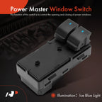 Front Left Power Window Switch for Chevy Silverado 1500 2500 HD (2007â2014)