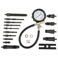18Pcs Diesel Engine Compression Gauge Tester Kit for