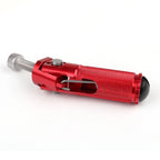 CNC Folding Foot Pegs Rear Set for Universal Motorcycle (Red)