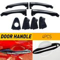 Set of 4 ABS Black Smart Side Door Handle Cover Trim for Kia Forte K3 (2014–2018)