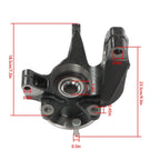 Set of 2 Steering Knuckle & Wheel Hub Bearing Assembly for Ford Focus