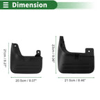 Mud Flaps Splash Guards for Hyundai H-1 2011-2023 with Mount Accessories