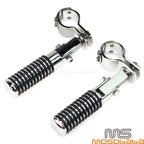 1 1/4" Engine Crash Bar Foot Pegs for Honda Harley Dyna