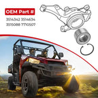 4 Front & Rear Wheel Bearings Kit for Polaris Ranger 900 / XP 900 Crew (2013–2019)