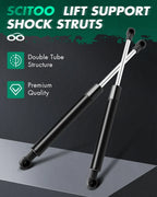 2X Trunk Lift Supports for INFINITI Q50 (2014–2018) Gas Shock Struts W/O Spoiler