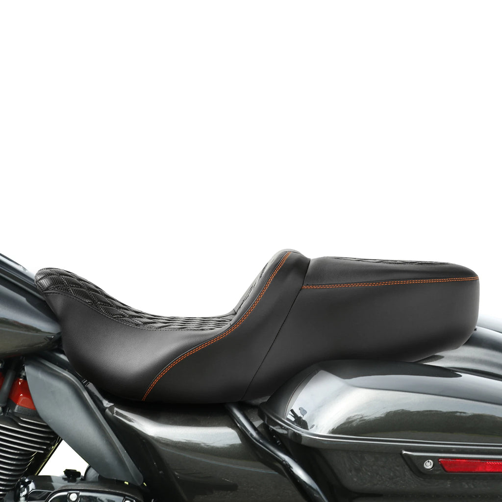 Driver Passenger Gel Seat for Harley Davidson Street Electra Glide (2009–2023)