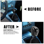 6 Speed Manual Shift Knob for Ford Mondeo MK3 (2000–2007) - Black Faux Leather