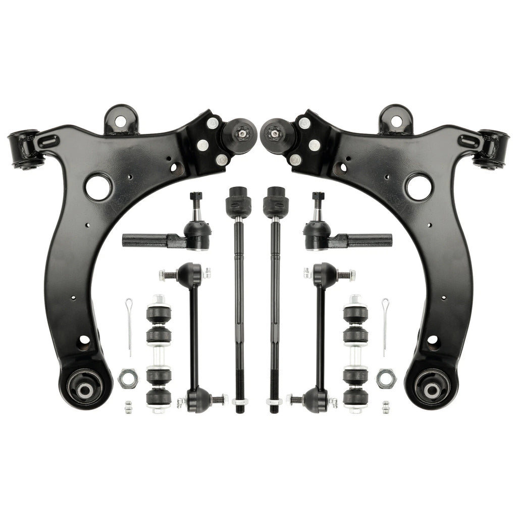 Front Lower Control Arm Ball Joint & Tie Rod for 2010–2013 Chevy Impala (10 Pcs)