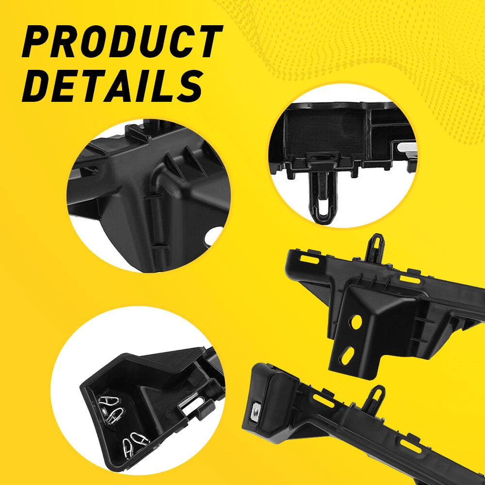Set of 2 Front Bumper Retainer Brackets for Chevrolet Equinox (2018â2022)