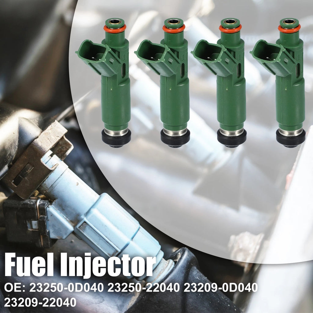 Set of 4 Fuel Injectors 23250-22040 for Toyota Corolla Matrix Celica MR2 (2003–2008)