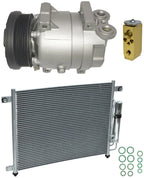 AC Compressor Kit With Condenser For Pontiac Wave 5 1.6L (2007–2009)