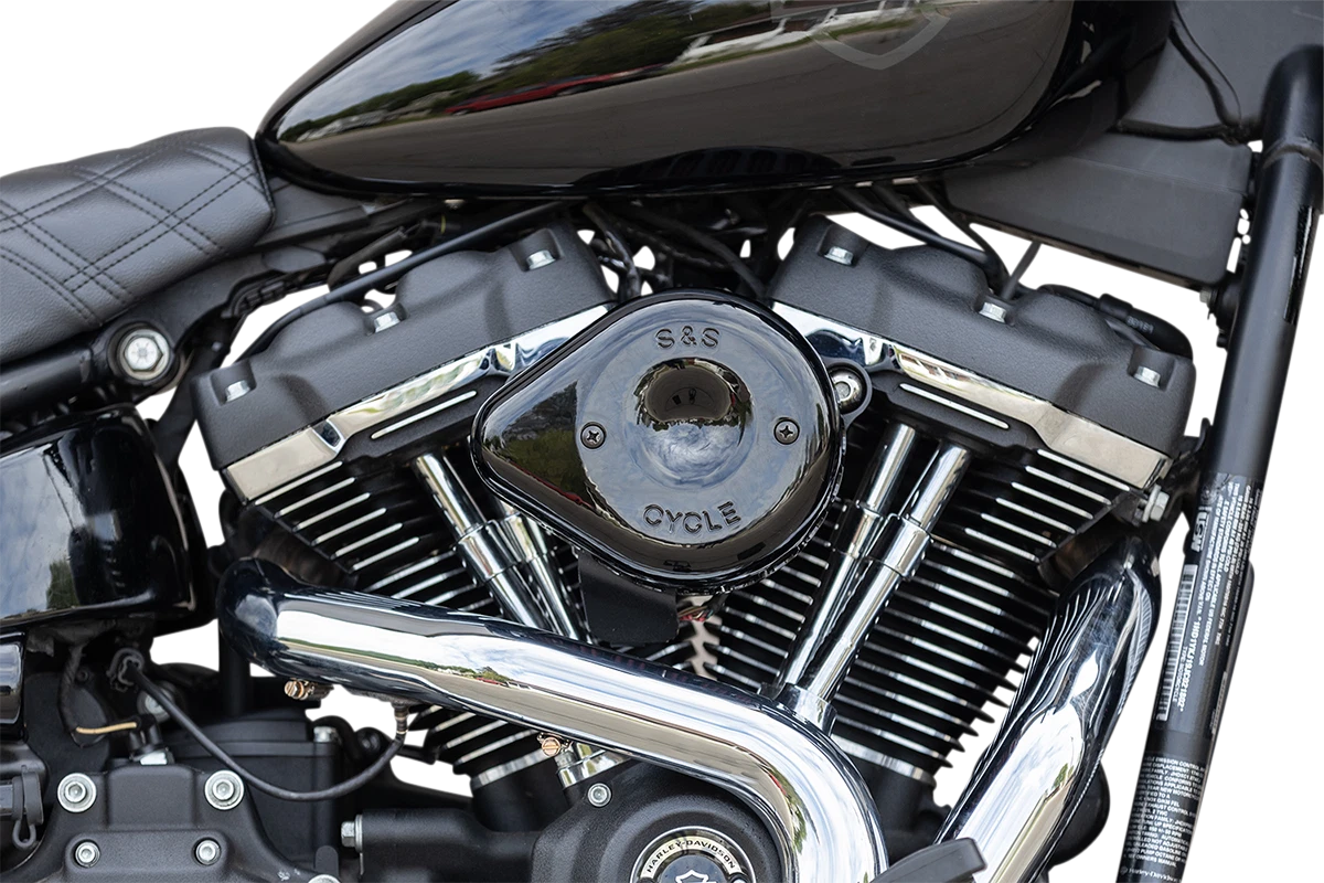 S&S Cycle Mini Teardrop Stealth Air Cleaner Kit for Harley (170-0436C)