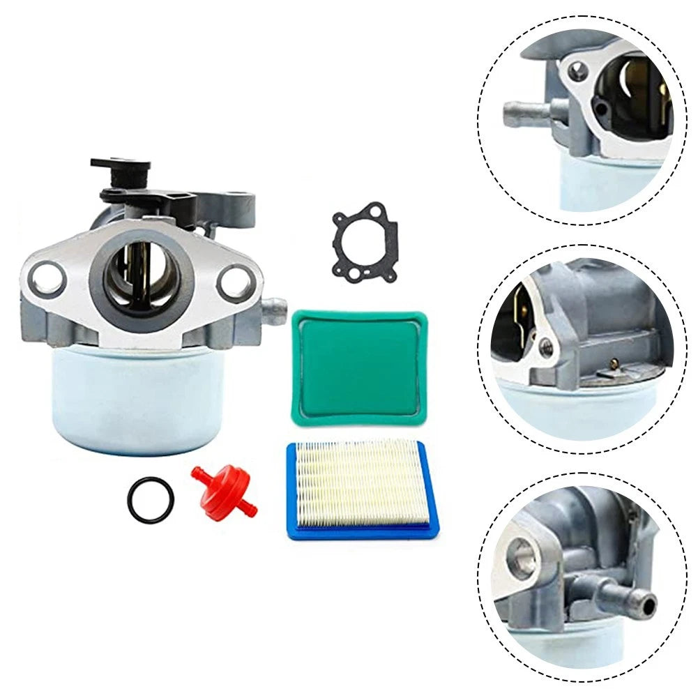 Air Filter and Carburetor Components Set for Enhanced Engine Functionality