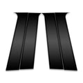 4pc Carbon Fiber Pillar Post Covers for 2013-2023 Buick Encore