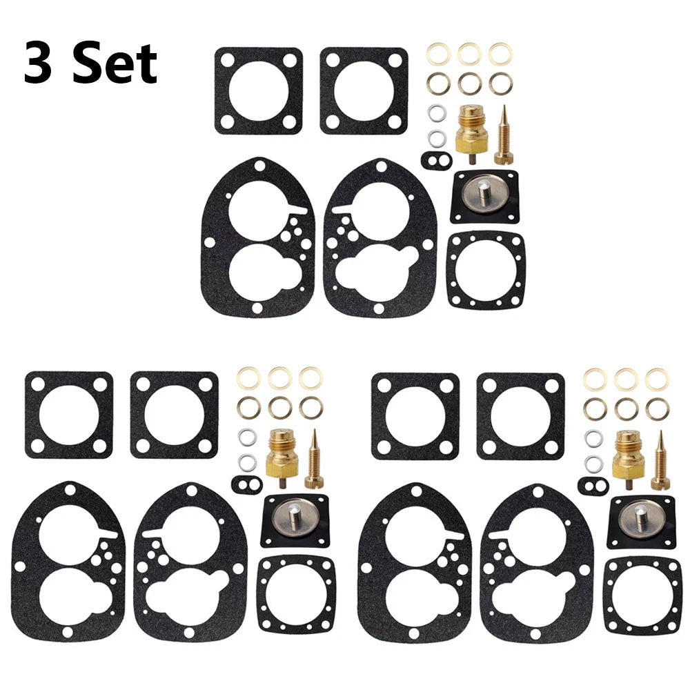 3X Carburetor Repair Rebuild Kit for Volvo Penta AQ BB (856472)