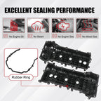 Valve Covers Set with Gasket for Dodge Chrysler 300 Jeep Ram 1500 (2011–2021)