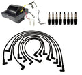 Ignition Wires & Spark Plugs Kit for GMC G35 C35 Chevy P20 G30