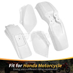 Front and Rear Fender Set & Side Panel Covers for Honda XR250R XR400R (1996–2004)