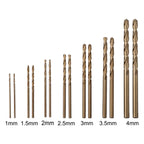 14-Piece HSS Cobalt Drill Bit Set for Stainless Steel (Compatible with )