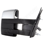 Set of 2 Chrome Power Heated Tow Mirrors for F150 (2007–2014)