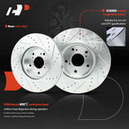 Front Side Drilled Brake Rotors for Honda CR-V (2017-2023)