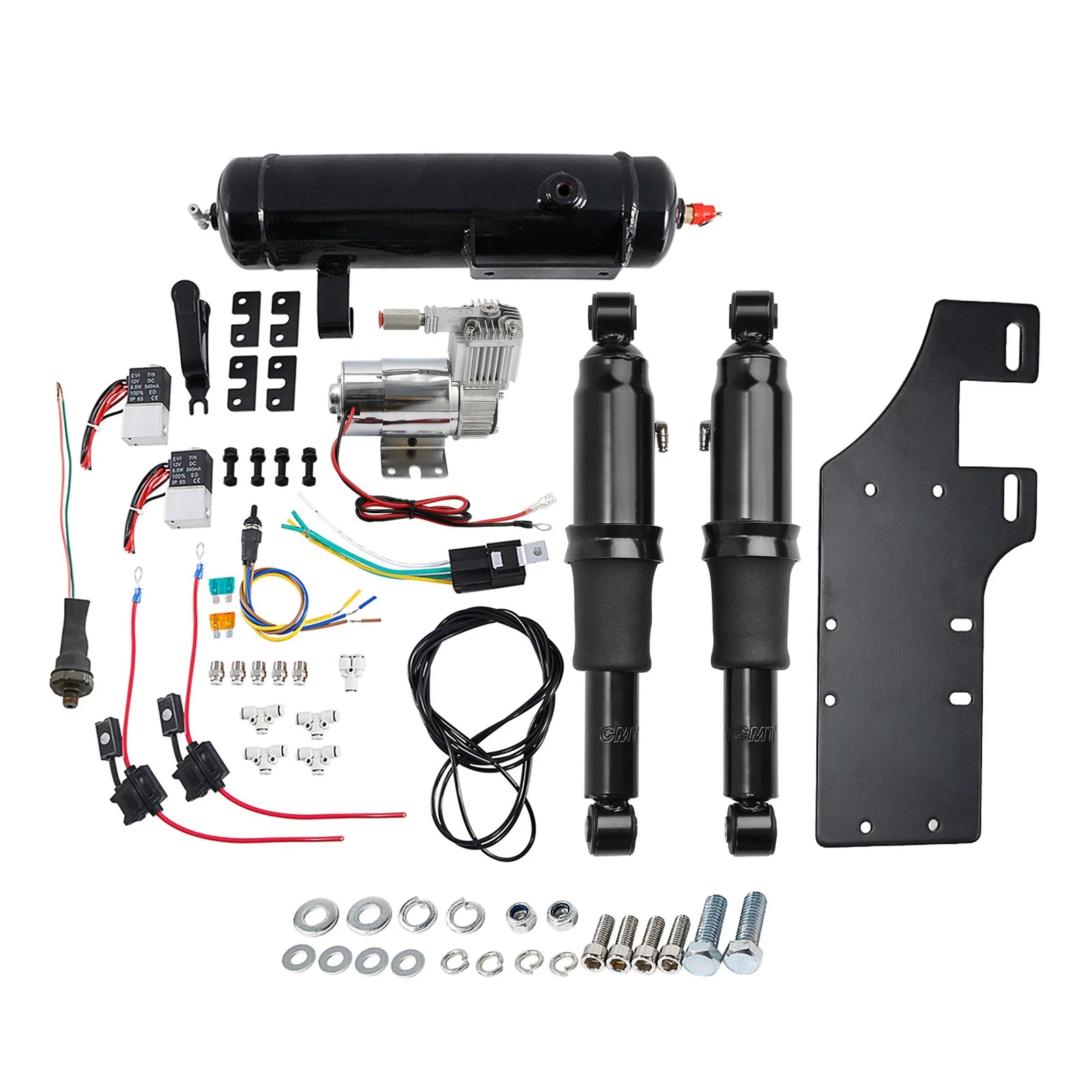 Rear Air Ride Suspension Air Tank for Harley Touring Electra Glide (1994–2025)