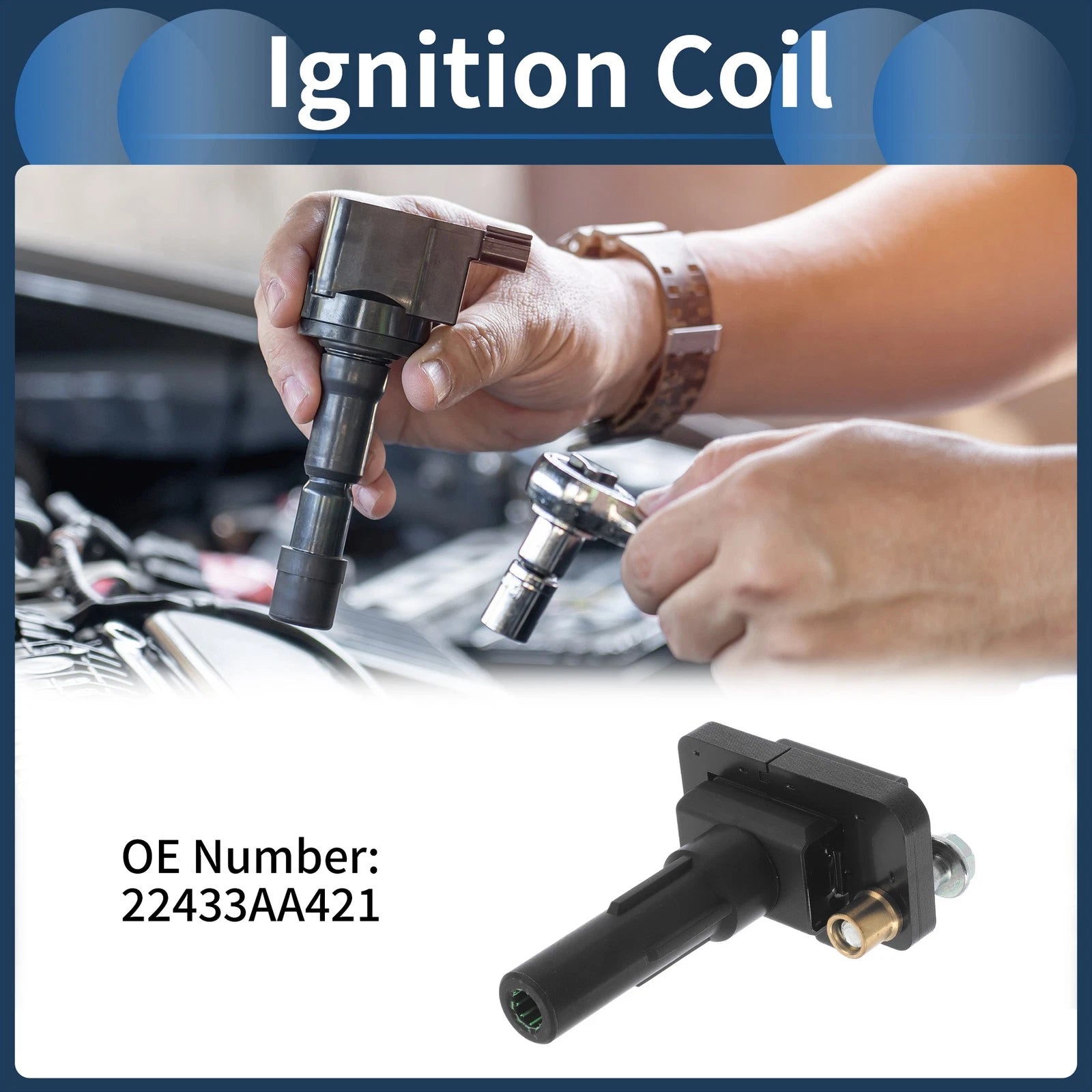 Ignition Coil Pack No. 22433AA421 for Subaru Impreza (2002–2005)