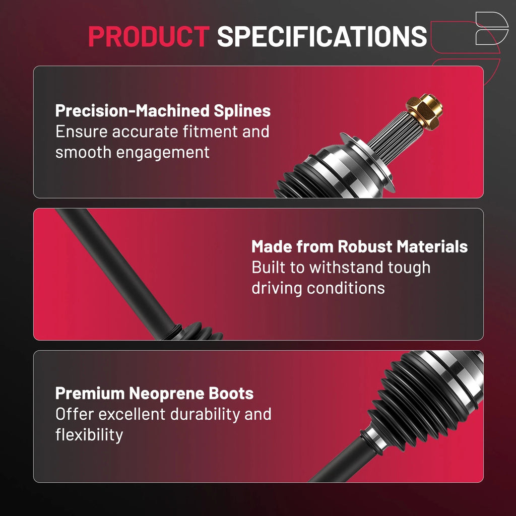 CV Axle for Subaru Crosstrek XV (2014–2016)