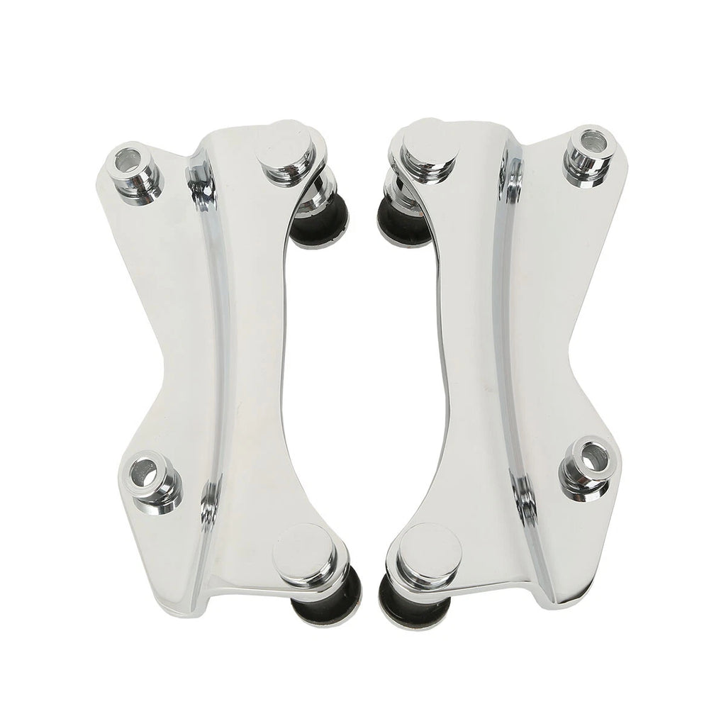 4 Point Docking Hardware Kit for Harley Street Road Glide (2014–2025) Chrome/Black