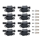 8pcs Ignition Coils Spark Plugs for Chevy Suburban Tahoe V8 5.3L (2015–2019) UF743