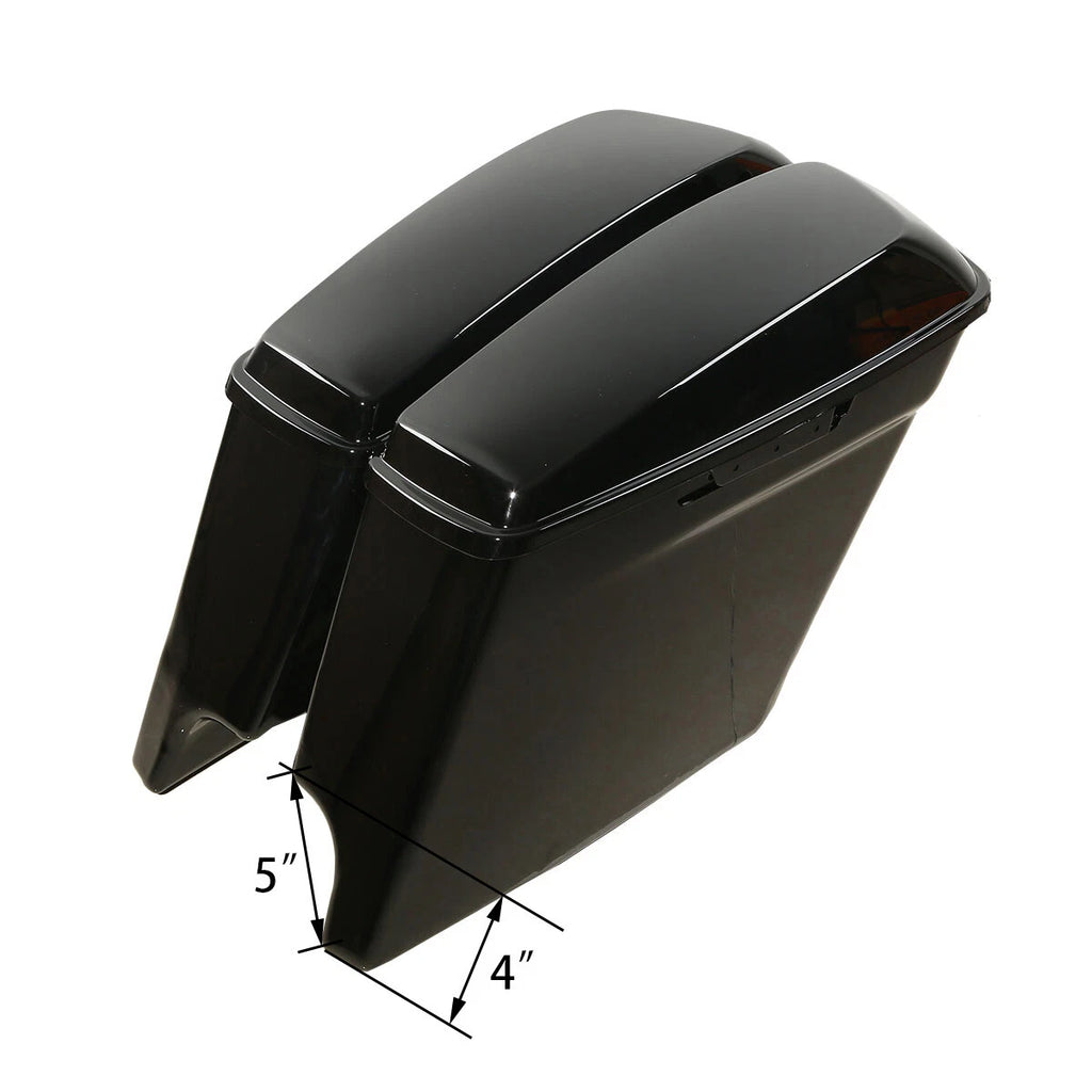 5" Stretched Extended Saddlebags for Harley Electra Glide Road King (2014–Present)