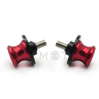 2X Swingarm Sliders Spools for Honda (All Models, All Years) 8mm Red