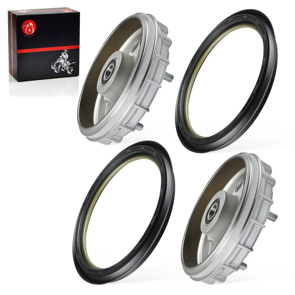 Front Brake Drum Hub & Seal 2 x for Honda Rancher 350 (2000–2006)