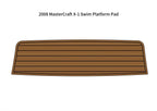 Swim Platform Pad for MasterCraft X-1 (2008) - EVA Faux Foam Teak Deck Mat