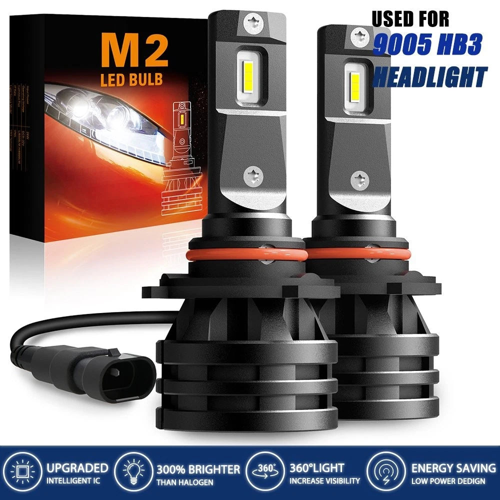 AUXITO LED Lamp HB3 9005 for High Low Beam (12000LM 6000K 52W)