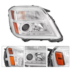 Halogen Headlight for GMC Terrain SL/SLT/SLE (2010–2015) Chrome Right Passenger