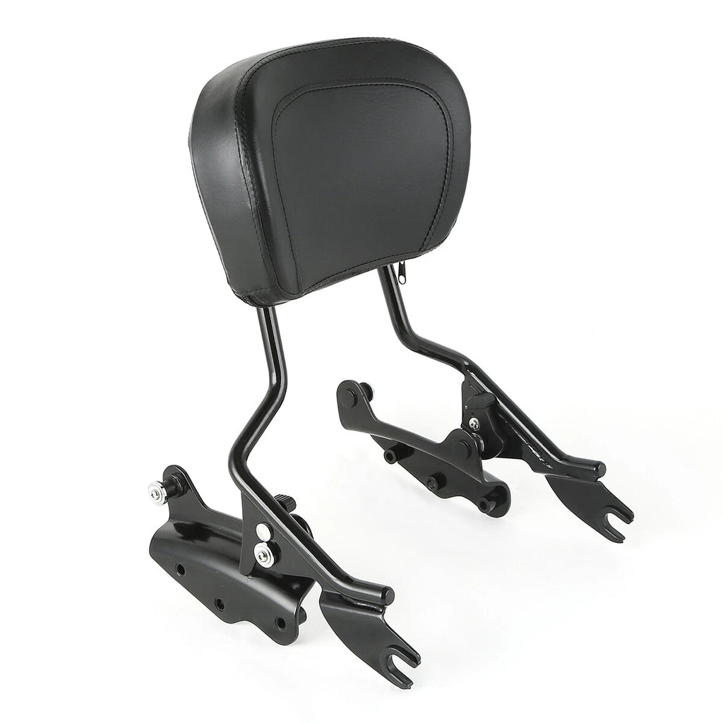Sissy Bar Backrest & 4 Point Docking Kit for Harley Street Glide (2009–2013)