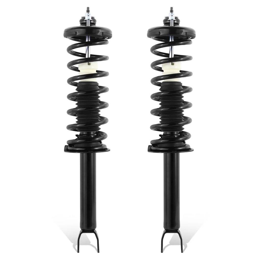 Rear Black Struts with Coil Spring Assembly for Acura TSX Honda Accord (2008–2017)