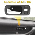 Inside Front Door Handle for Honda CR-V (1997–2001) Dark Gray Chrome