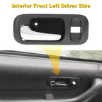 Inside Front Door Handle for Honda CR-V (1997–2001) Dark Gray Chrome
