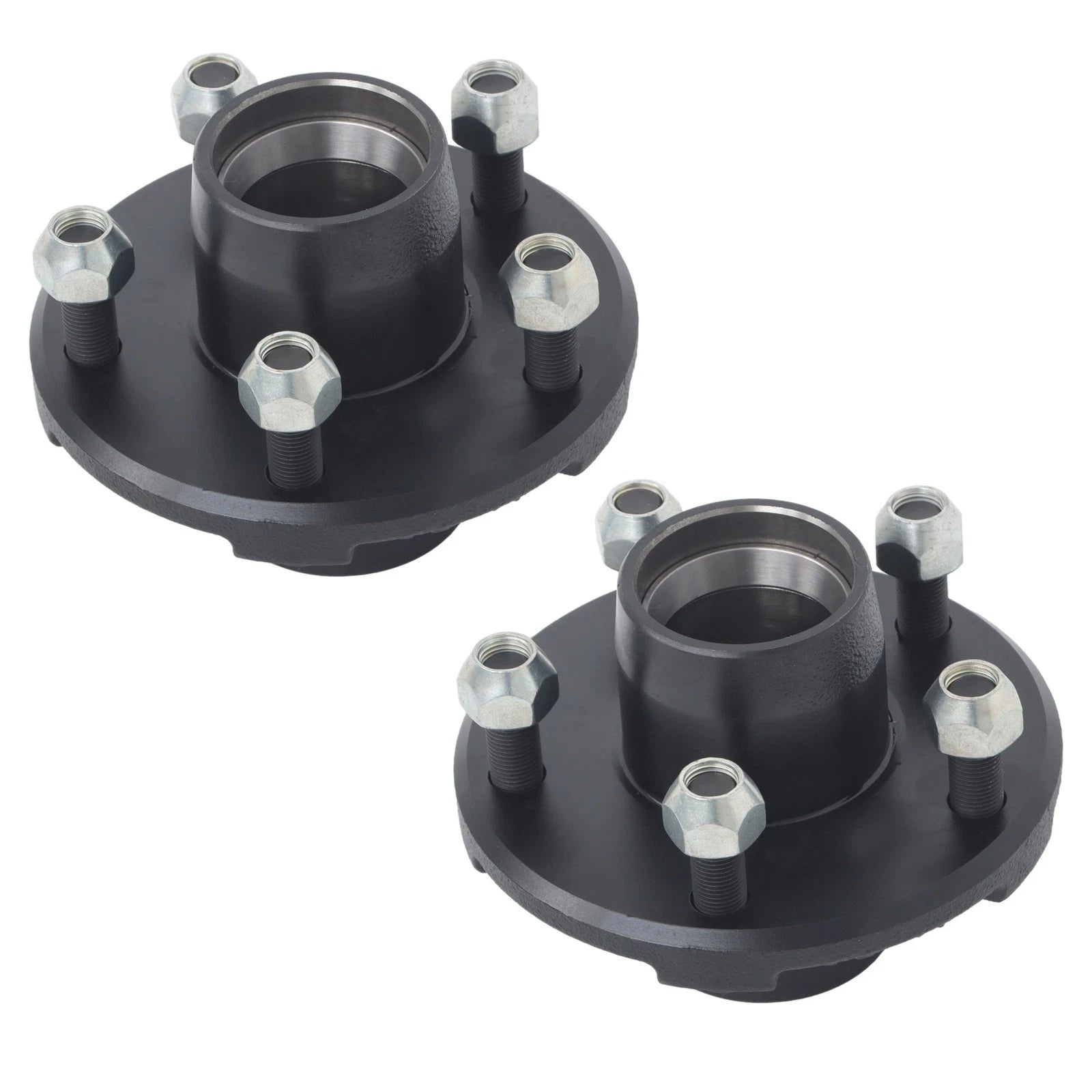 Axle Hub Kit with 1-1/16" Bearings for Trailer (2200 lbs, 5 Bolt)