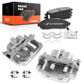 Pair Front Brake Calipers & Pads for Suzuki Equator (2009–2012)