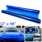 Blue Tint Vinyl Film for Headlight Taillight Fog Light (12"x48")