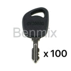100Pcs Ignition Keys GY20680 for John Deere 102, 115, 125, 135, 145, L100, L108
