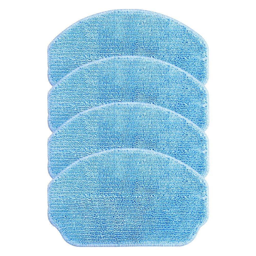 10X Mop Cloths for Nedis WIFIVCR001CBK Robot Vacuum Cleaner