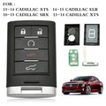 Replacement Remote Key Fob Entry for Cadillac SRX ATS XTS (2010–2015)