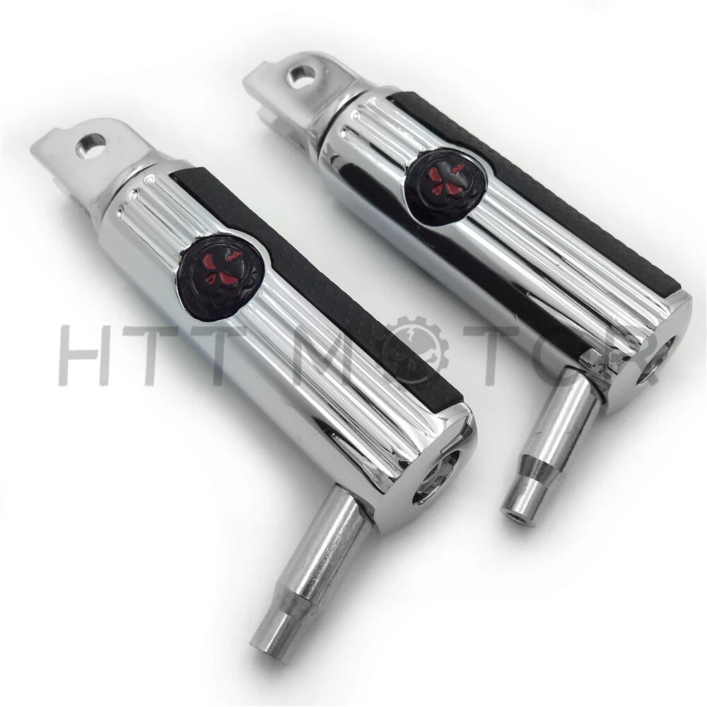 Chrome Footpegs for Harley Breakout FXBR 114 FXBRS (2018–2019)