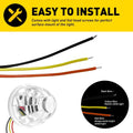 2X LED Side Marker Clearance Lights for Truck Trailer (EPY)