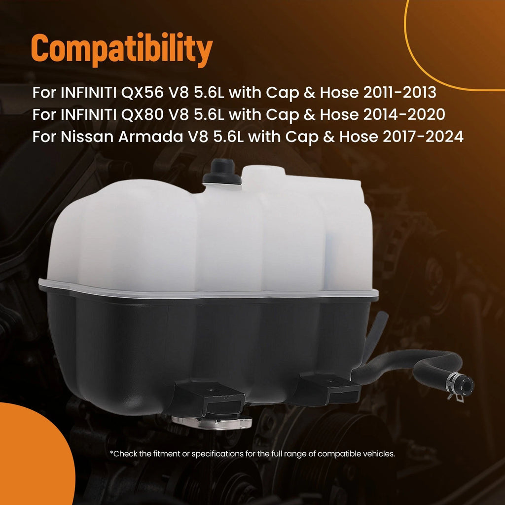 Coolant Recovery Tank for INFINITI QX56/QX80/Armada (2011–2024)