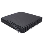 8PC EVA Foam Exercise Tiles Floor Mat for Gym Fitness Yoga (24x24)